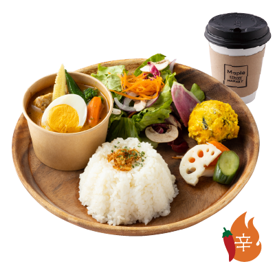 具だくさんスープカレープレート